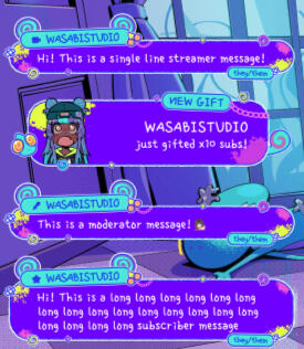 Chat and Goal Widgets Credit: Wasabi Studio
